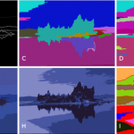 Comparison between segmentation methods on image 143090. (A) original image, (B) Ground Truth, (C) WFH, (D) FH, (E) CSC, (F) Edison, (G) Mumford-Shah, (H) RHSEG, (I) JSEG and (J) Watershed.