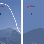 Comparison between CSC and WCSC segmentation results for image 60079. (A) original image, (B) white line showing the selected pattern on the image (C) CSC, (D) WCSC.